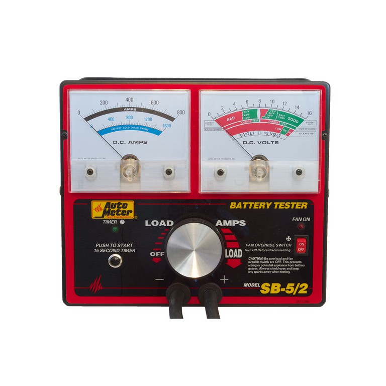 Autometer Battery Tester, 800 Amp W/Unloader