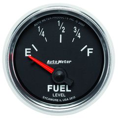 Autometer Gauge, Fuel Level, 2 1/16", 0 To 90Ω, Elec, Gs