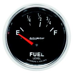 Autometer Gauge, Fuel Level, 2 1/16", 73 To 10Ω, Elec, Gs