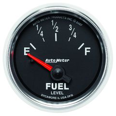 Autometer Gauge, Fuel Level, 2 1/16", 240 To 33Ω, Elec, Gs