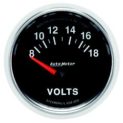 Autometer Gauge, Voltmeter, 2 1/16", 18V, Electric, Gs