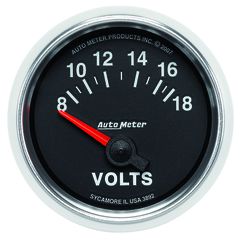 Autometer Gauge, Voltmeter, 2 1/16", 18V, Electric, Gs
