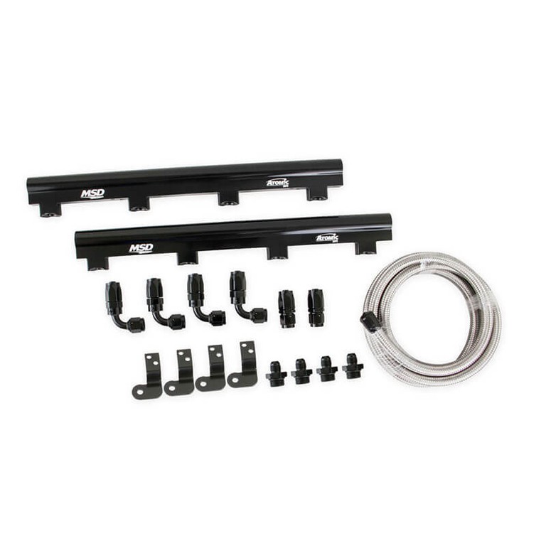 MSD Atomic EFI Billet Fuel Rails on LS7