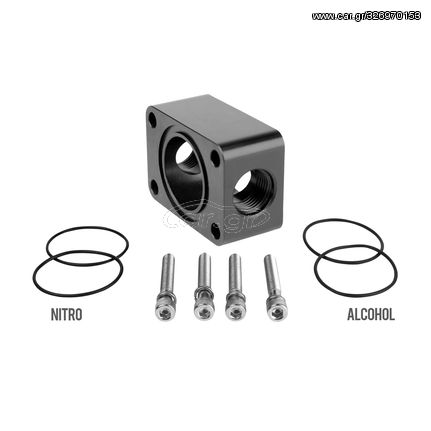 Aeromotive Distribution Block, Spur Gear Pump, 2x AN-08