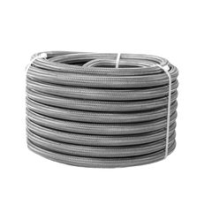 Aeromotive Hose, Fuel, PTFE, Stainless Steel Braided,  AN-10 x 4'