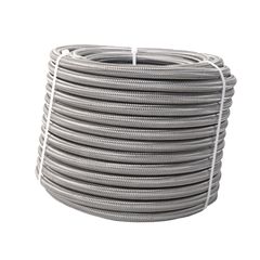 Aeromotive Hose, Fuel, PTFE, Stainless Steel Braided, AN-08 x 16'
