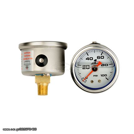 Aeromotive 0 to 100 psi Fuel Pressure Gauge