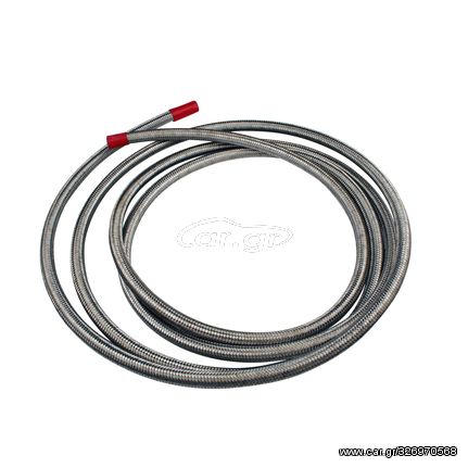 Aeromotive Hose, Fuel, Stainless Steel Braided, AN-06 x 12'