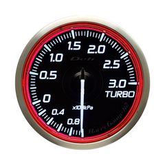 DEFI 60MM SI Turbo 300kPa Gauge Red