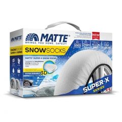 Matte Super X Series Small Αντιολισθητικές Χιονοκουβέρτες για Επιβατικό Αυτοκίνητο 2τμχ eautoshop gr-thumb-7