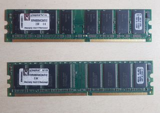 Μνήμες RAM DDR Kingston Kvr400x64c3a 512mb 