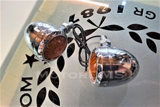 ΦΛΑΣ Νικελ Χρωμιο ΓΙΑ CUSTOM PROJECT BOBBER CAFE RACER TRACKER SCRAMBLER CHOPPER ΤΗΣ RETROMOTO!!!