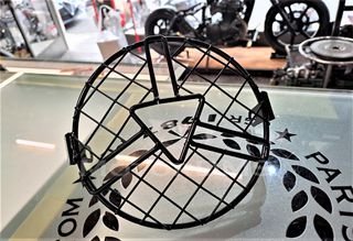 ΣΙΤΑ ΦΑΝΑΡΙΟΥ Πλέγμαγια Κάλυμμα σίτα Custom project Cafe Racer Tracker chopper bobber MotorDMS!!!