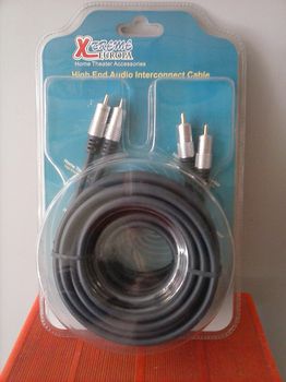 Καλώδιο (cable) 2 x RCA male - 2 x RCA male High Quality 5 μέτρα