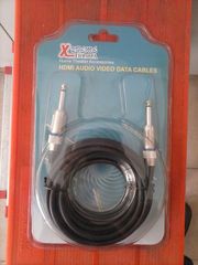  Καλώδιο (cable) 6,3 male mono - 6,3 male mono High Quality 5 μέτρα