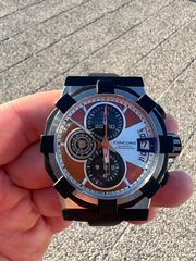 Concord  C1 superclone chronograph working with real carbon fiber dial Model 0320007