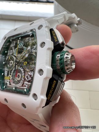 Richard mille rm011-03 limited lemans ceramic superclone new edition 2024 fully working chronographs 