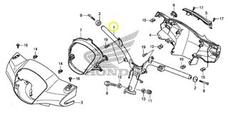 Τιμόνι Honda ANC.125 Mode 53100K29900