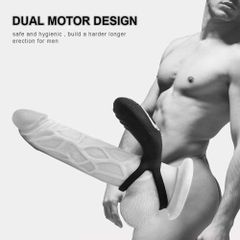 Adjustable Double cockring with remote Control-thumb-7