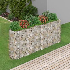 Συρματοκιβώτιο-Γλάστρα Υπερυψωμένη 260x50x100 εκ Γαλβαν. Ατσάλι 152034