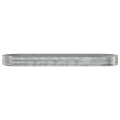 Ζαρντινιέρα Ασημί 450x140x36 εκ. Γαλβανισμένος χάλυβας 319042-thumb-2