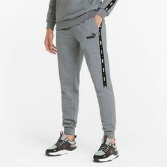 Men's Puma Essentials+ Tape Sweatpants In Grey | 849042-03