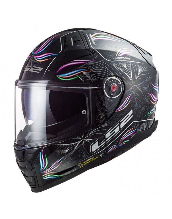 LS2 FF811 Vector II Tropical Black/White