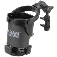 RAM Level Cup XL, Σετ Ποτηροθήκη με Αυξομειούμενο Ύψος και Βάση για Δοχείο Υγρών Φρένου και Συμπλέκτη 
