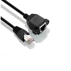 RJ45 Female to Male Adapter Network Extension Cable