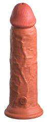 Δονούμενο Ρεαλιστικό Πέος Σιλικόνης Dual Density King Cock 20 cm (Tan) - Pipedream