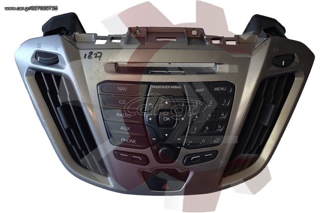  Ford Transit/ Tourneo Custom 13-17 NAV AM-FM-CD-MP3 radio control panel , BK2T-18K811  FN2NA  BK2T18K811