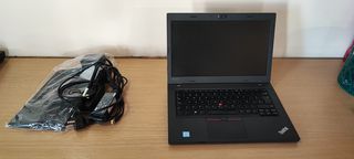 Laptop Lenovo L460 ThinkPad με docking station, 2 φορτιστες καινουρια μεγαλη μπαταρια & τσαντα μεταφορας