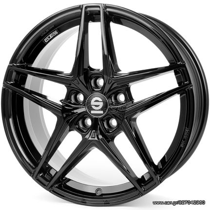 Sparco Record 7.5x17" Gloss Black 5x108 ET45