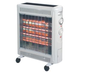 Θερμάστρα χαλαζία 2400W HT-1470 white με 3 ρυθμίσεις θέρμανσης και διακόπτη ασφαλείας