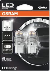 Osram Λάμπες Αυτοκινήτου LEDriving Premium Cool White W21/5W LED 6000K Ψυχρό Λευκό 12V 1.50W 2τμχ