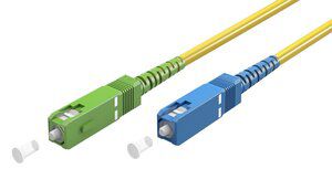 GOOBAY καλώδιο οπτικής ίνας SC-APC σε SC-UPC 59659, OS2, 2m, κίτρινο