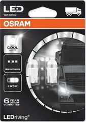 Osram Λάμπες Αυτοκινήτου LEDriving Premium Cool White W5W LED 6000K Ψυχρό Λευκό 24V 1W 2τμχ