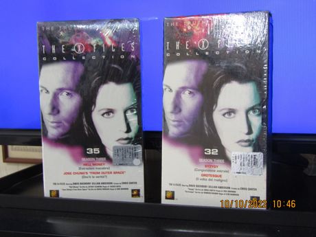 VHS - THE X FILES SEASON THREE 32 & 35 - ΙΤΑΛΙΚΗ ΓΛΩΣΣΑ - ΣΦΡΑΓΙΣΜΕΝΕΣ 