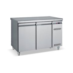 Ψυγείο πάγκος με 2 πόρτες GN χωρίς ψυκτικό μηχάνημα. Διαστάσεις 124×70×85cm