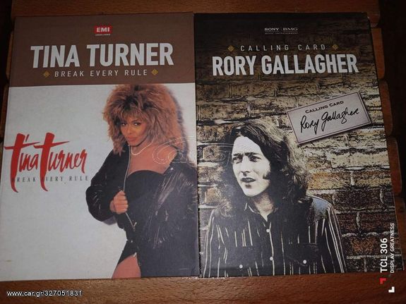 Tina turner Break every rule & Rory Gallagher calling card