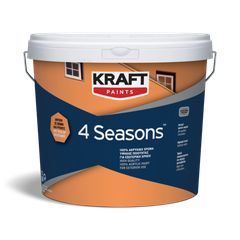 Ακρυλικό Χρώμα 100% Λευκό 4 Seasons 750ml Kraft