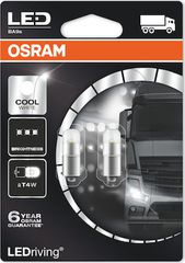 Osram Λάμπες Αυτοκινήτου LEDriving Premium Cool White BA9S / T4W LED 6000K Ψυχρό Λευκό 24V 1W 2τμχ