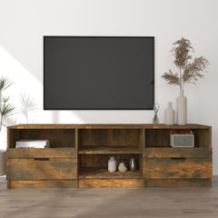 Έπιπλο Τηλεόρασης Καπνιστή Δρυς 150x33,5x45 εκ. Επεξεργ. Ξύλο 817114