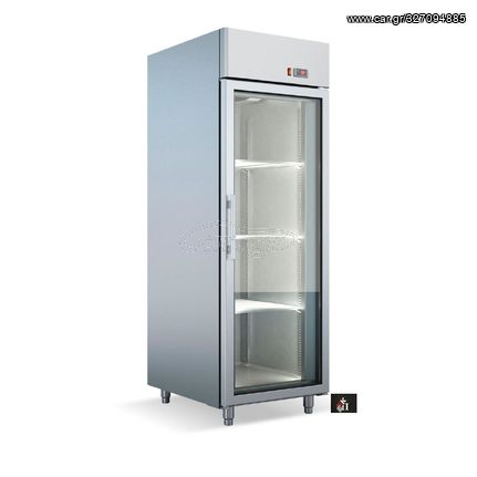 Ψυγείο θάλαμος κατάψυξη μονός με γυάλινη πόρτα, Διαστάσεις : 70x82x207cm
