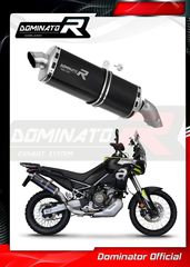 Εξάτμιση Τελικό Dominator P7 Black S.Steel Aprilia Tuareg 660 2021 - 2022 Με Σιγαστήρα