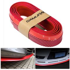 Μπροστινό Spoiler Universal Samurai Lip Safe & Style 2500mm Red Carbon 1 Τεμάχιο