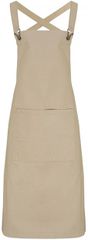 Χιαστί Ποδιά Ολόσωμη PR129 'Barista' 86x72εκ. 100% Βαμβάκι Canvas, 320gsm KHAKI