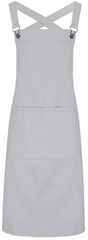 Χιαστί Ποδιά Ολόσωμη PR129 'Barista' 86x72εκ. 100% Βαμβάκι Canvas, 320gsm SILVER