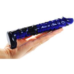 Γυάλινο Μπλέ Ντίλντο 19cm-thumb-2