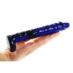 Γυάλινο Μπλέ Ντίλντο 19cm-thumb-1